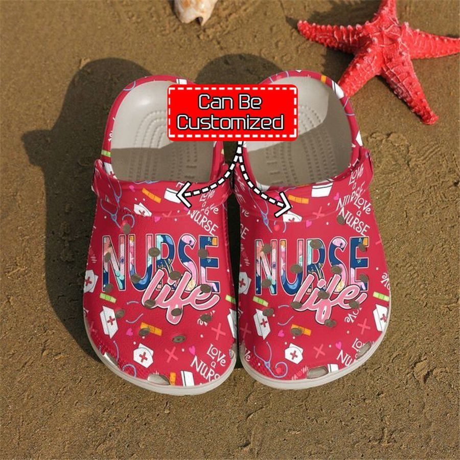 Nurse Crocs - Nurse Love Life Crocs Clog Shoes