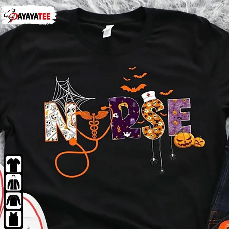 Nurse Halloween Shirt Spooky Nursing Life Nurse Gift