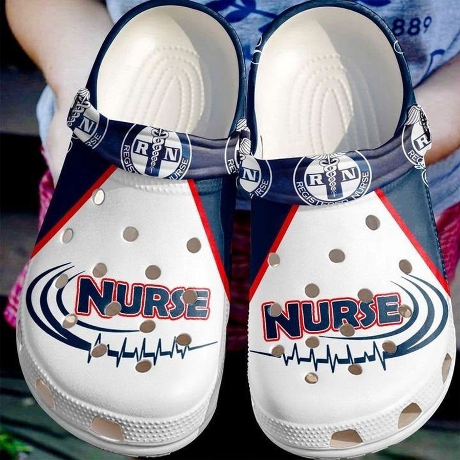 Nurse Live Love Nursing  Crocs Crocband Clog Evg2018