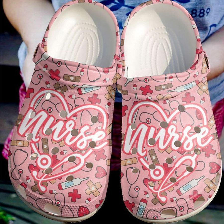 Nurse Lovely Life Sku 1626 Crocs Clog Shoes