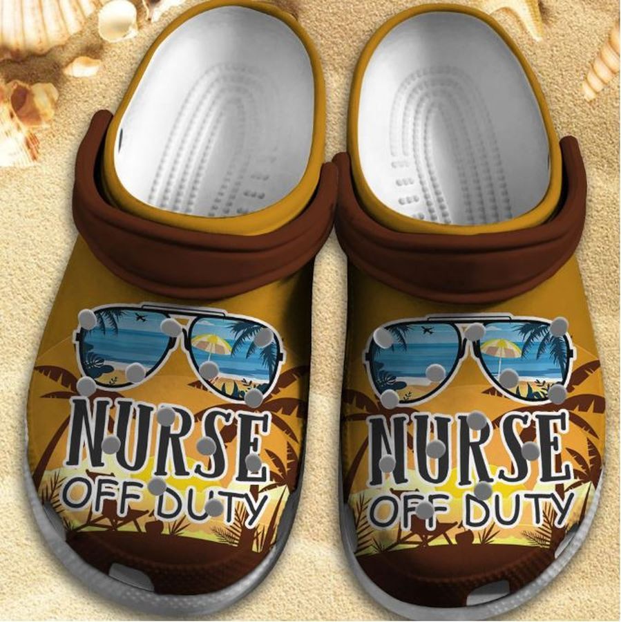 Nurse Off Duty Shoes - Summer Beach 2022 Crocs Clogs Gift - Nr-Duty-1