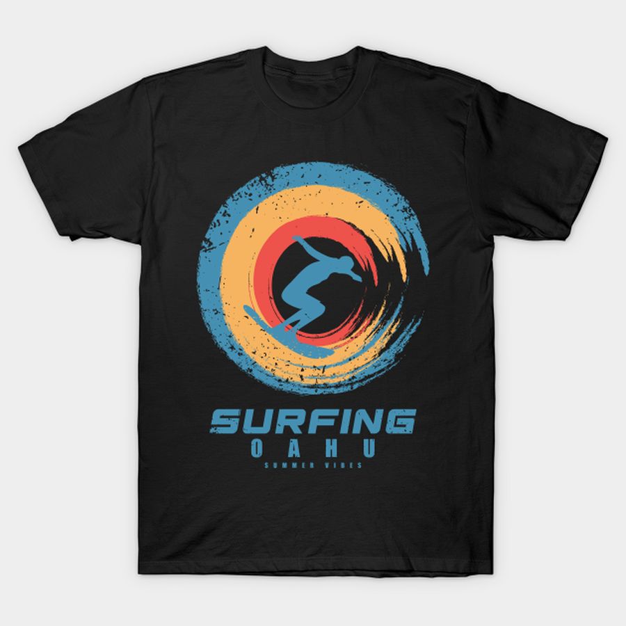 Oahu surfing T-shirt, Hoodie, SweatShirt, Long Sleeve