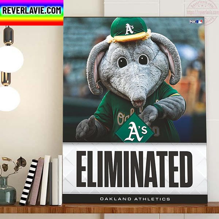 Oakland Athletics Eliminated From NFL Playoffs Home Decor Poster Canvas Poster