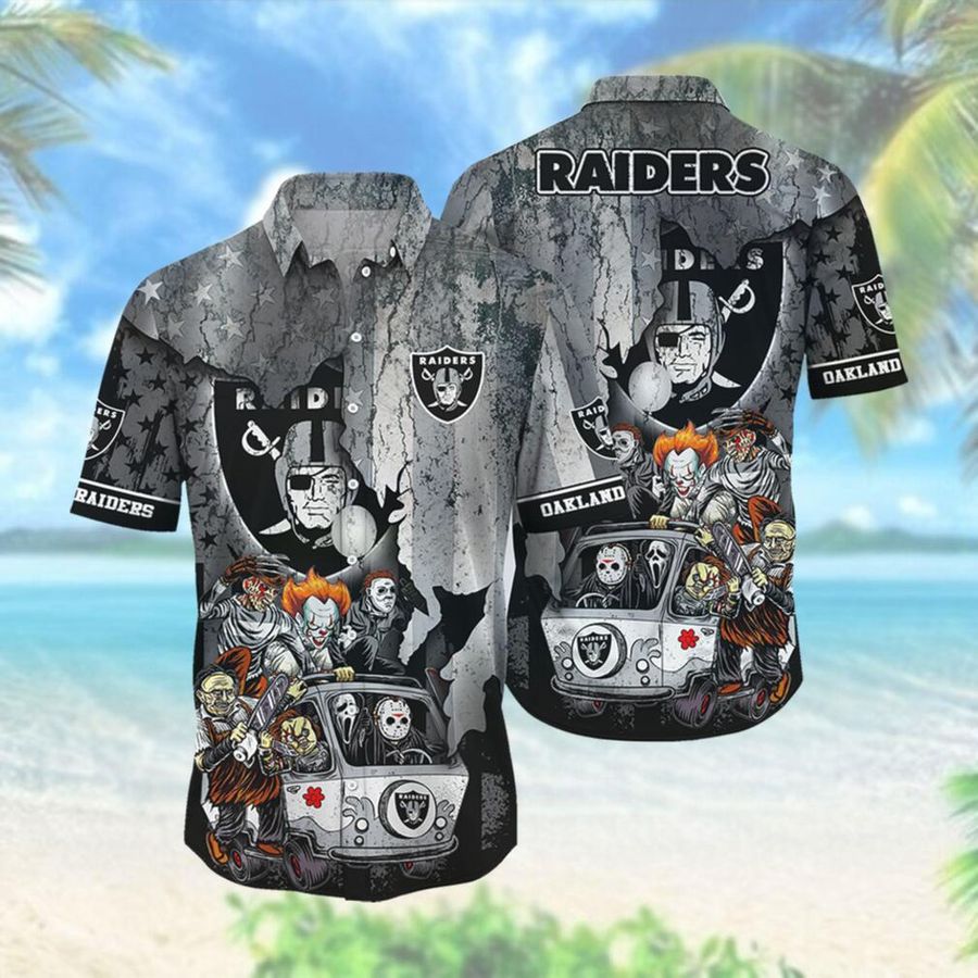Oakland Raiders Hawaiian Shirts