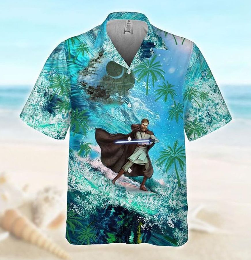 Obi Wan Surfing Hawaiian Shirt