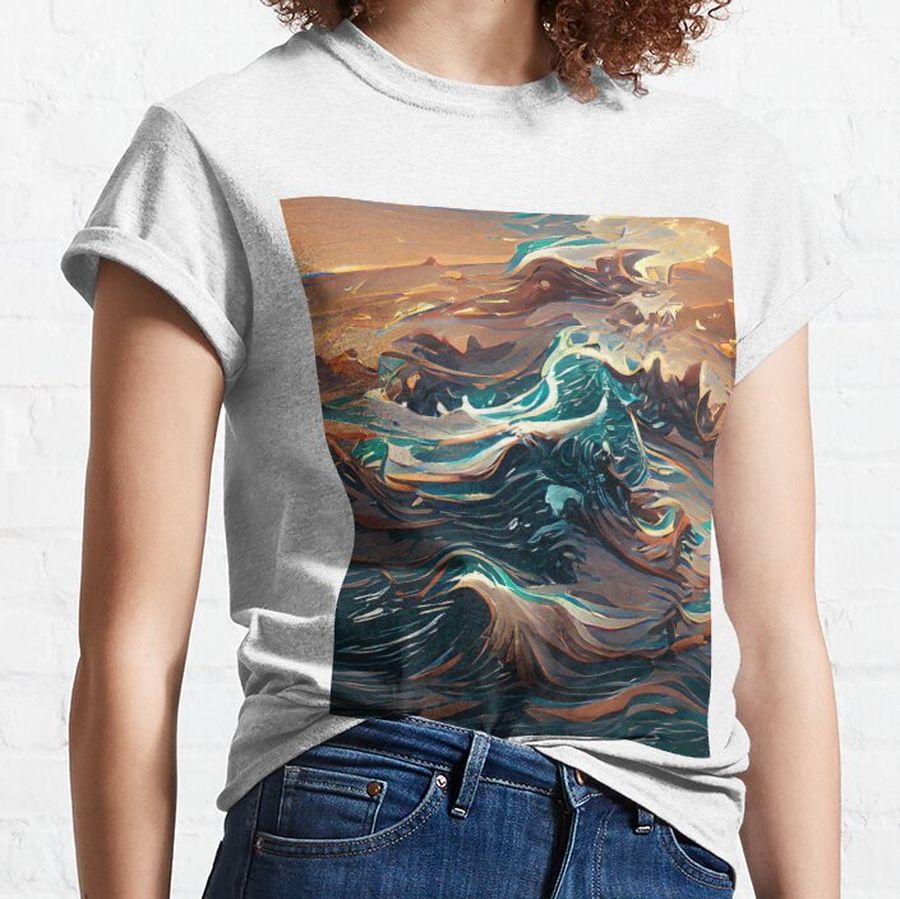ocean waves Classic T-Shirt