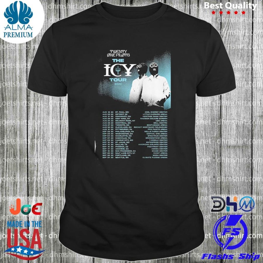 Officia twenty one pilots the icy tour 2022 shirt