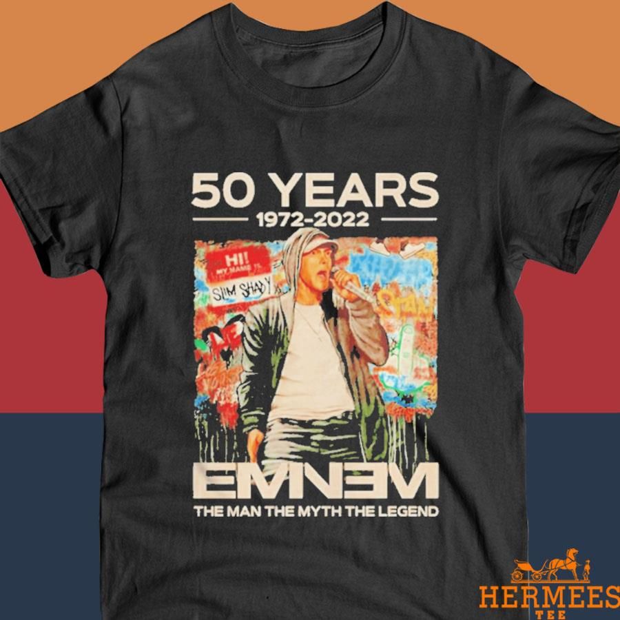 Official 50 Years 1972 2022 Eminem The Man The Myth The Legend Shirt