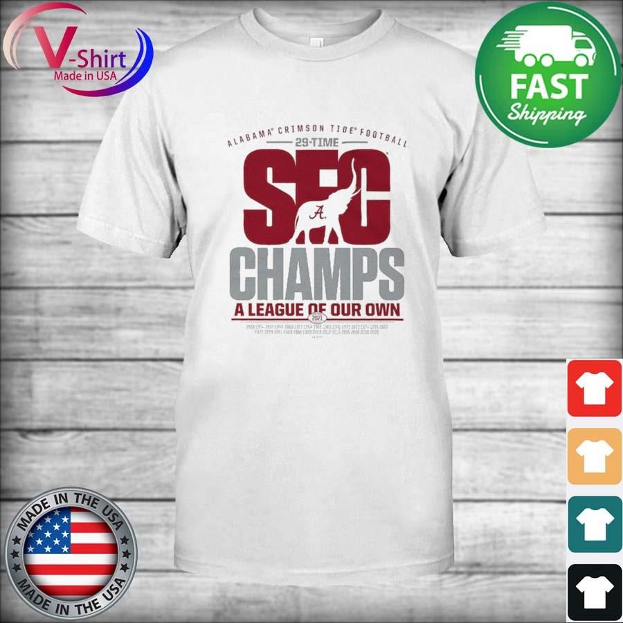 Official Alabama Crimson Tide 2021 SEC Football Conference Champions T-Shirt