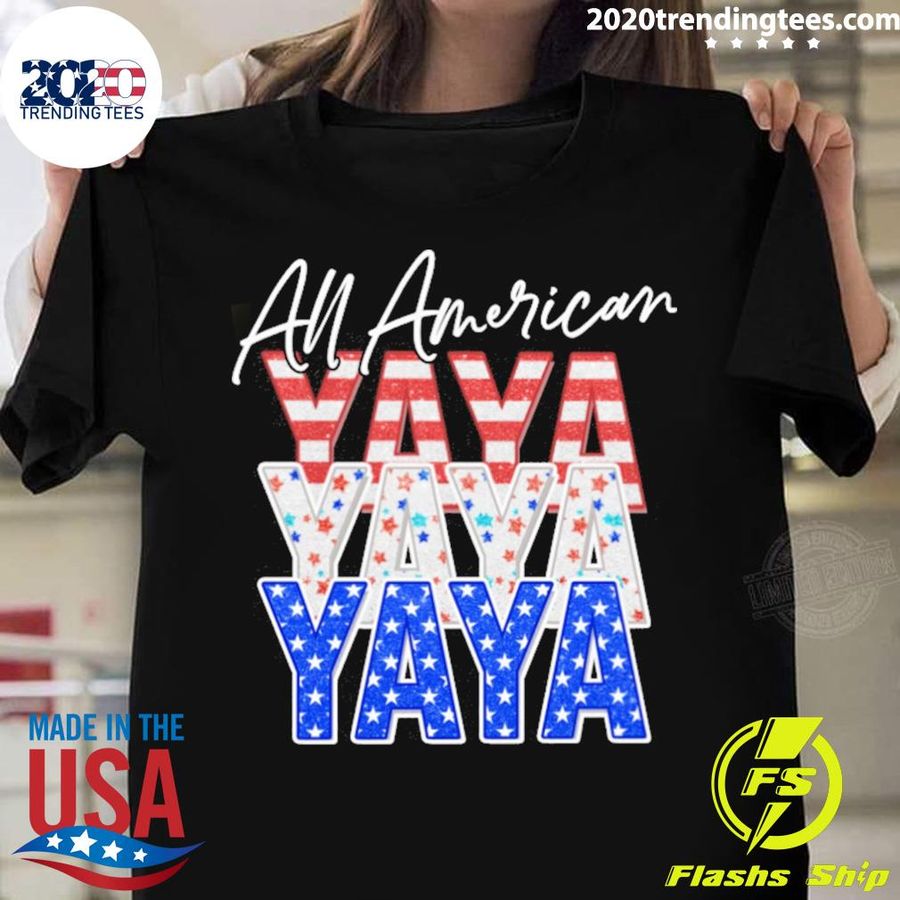 Official all American Yaya Independence Day T-shirt