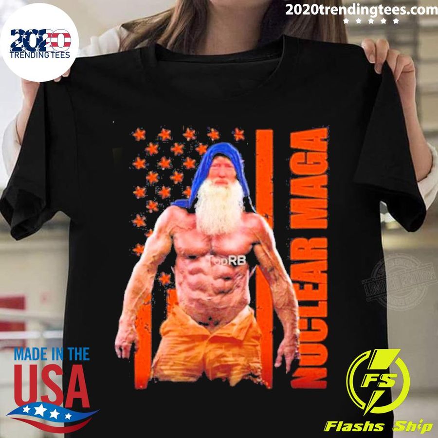 Official andreas Cahling Trump Nuclear Maga T-shirt