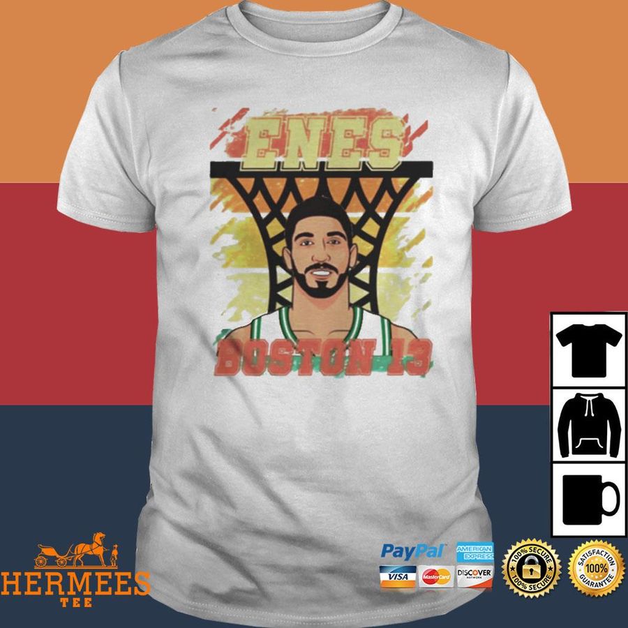 Official Animated The Boston Guy Enes Kanter Shirt