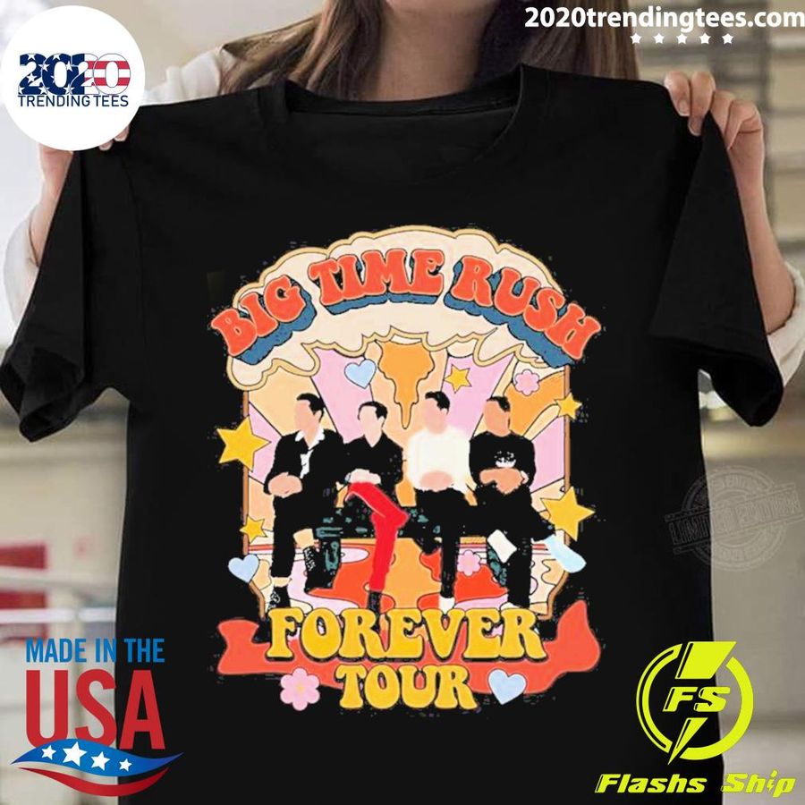 Official big Time Rush Forever Tour 2022 Btr Members T-shirt