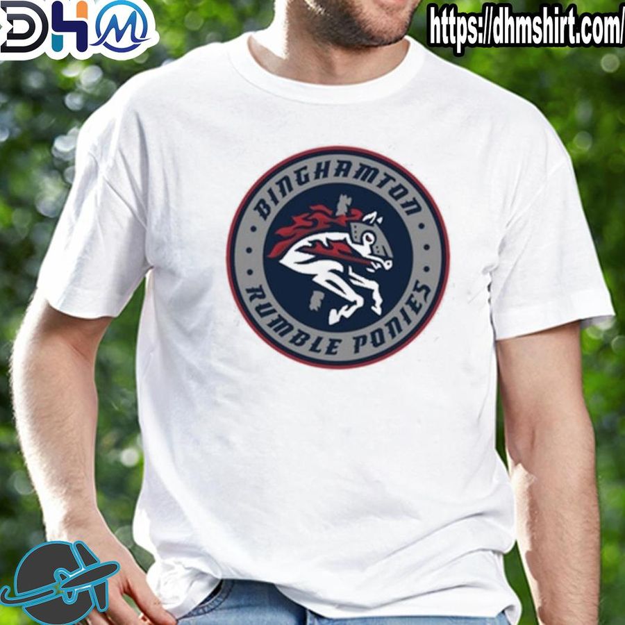 Official binghamton Rumble Ponies Baseball Logo Shirt