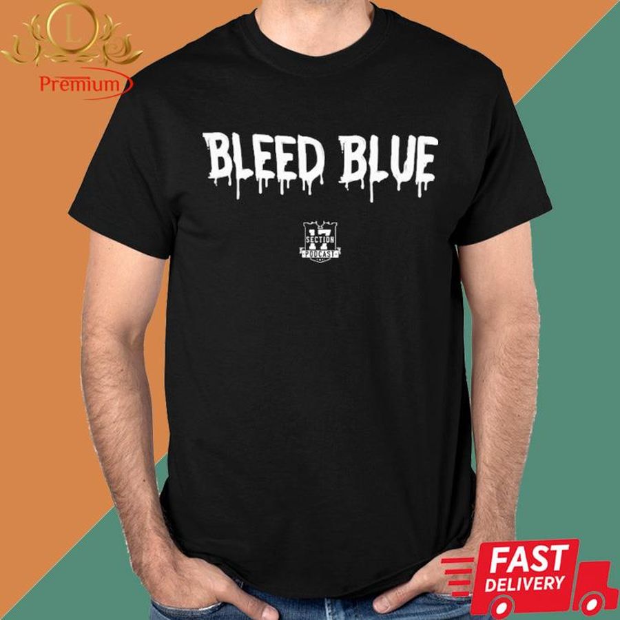 Official Bleed Blue Duke Fb Talk's Section 17 Podcast Shirt
