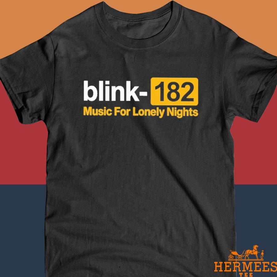 Official Blink 182 Music For Lonely Nights Shirt