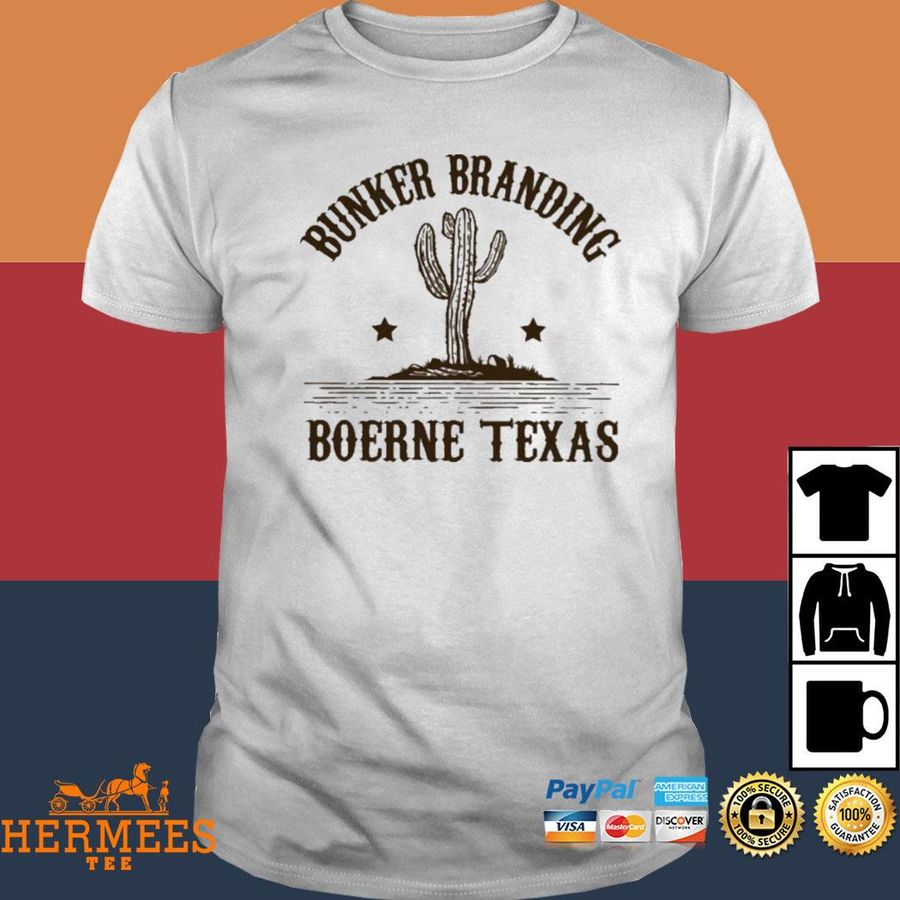Official Bunker Branding Boerne Texas Shirt