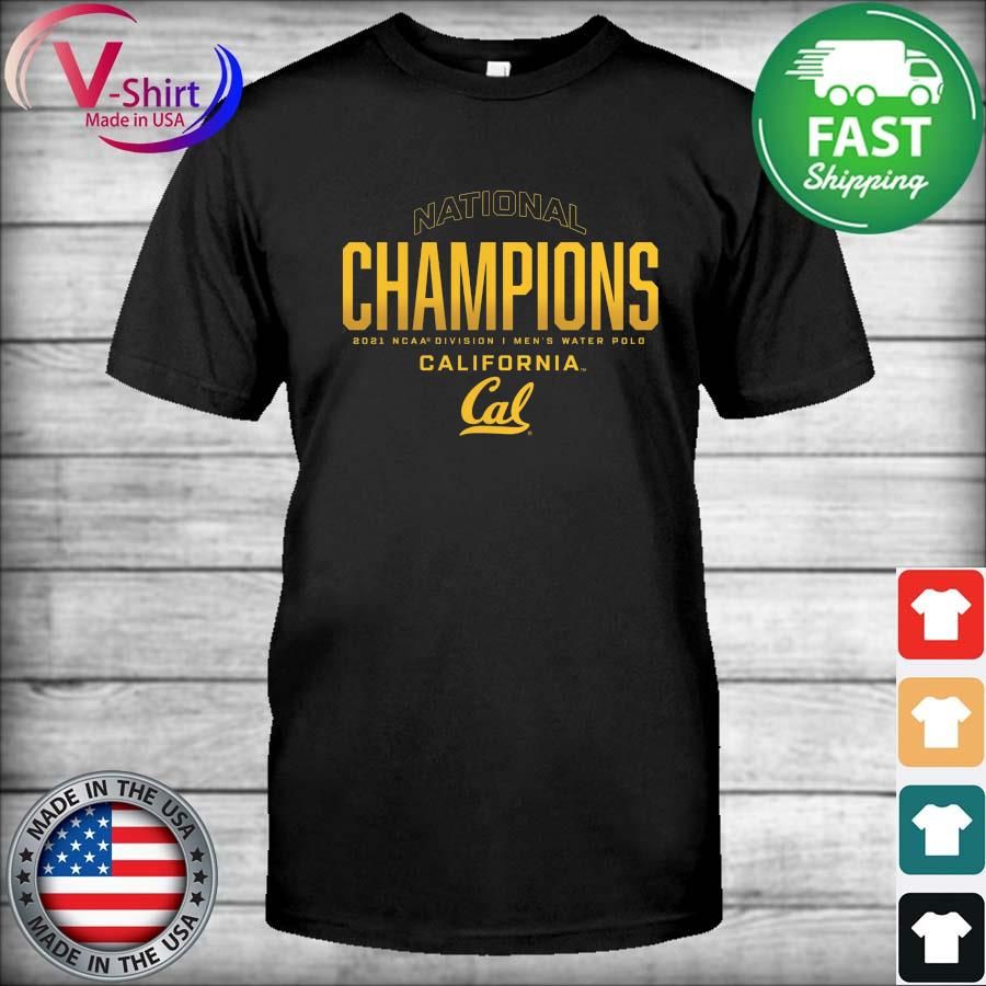 Official Cal Bears 2021 NCAA Men's Water Polo National Champions T-Shirt