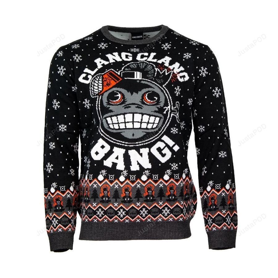Official Call of Duty Monkey Bomb Ugly Sweater Ugly Sweater