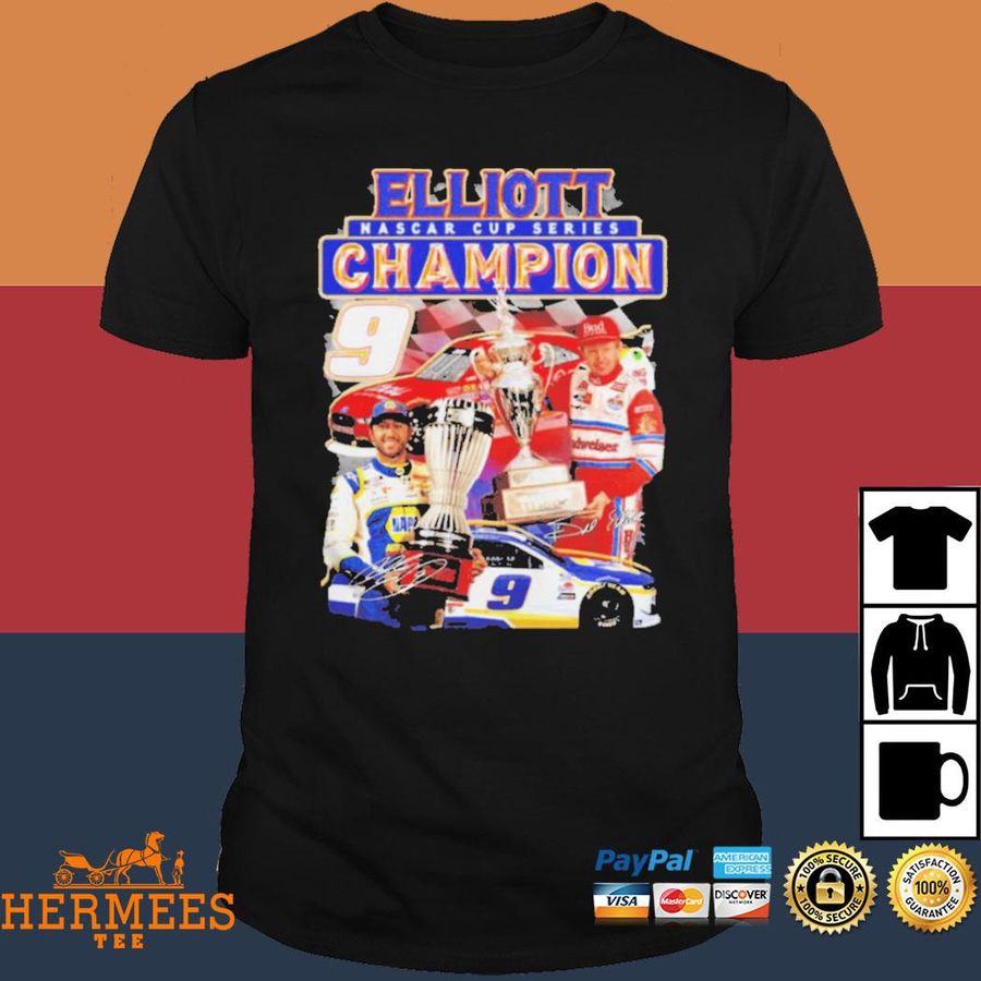 Official Chase Elliott 2022 Nascar Cup Series Champion Signature Shirt