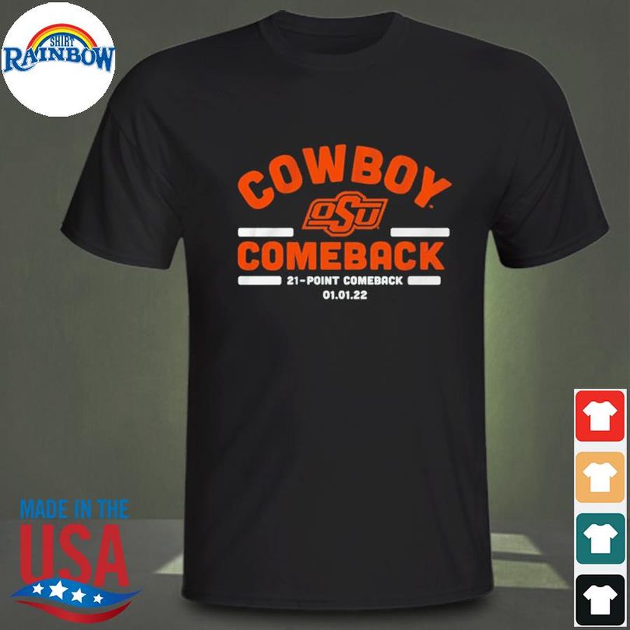 Official Cowboy Comeback Oklahoma State Shirt