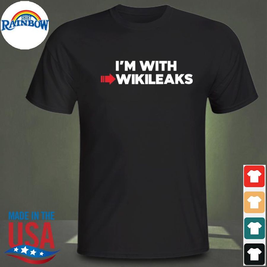 Official Dan Cohen I’m With Wikileaks Shirt