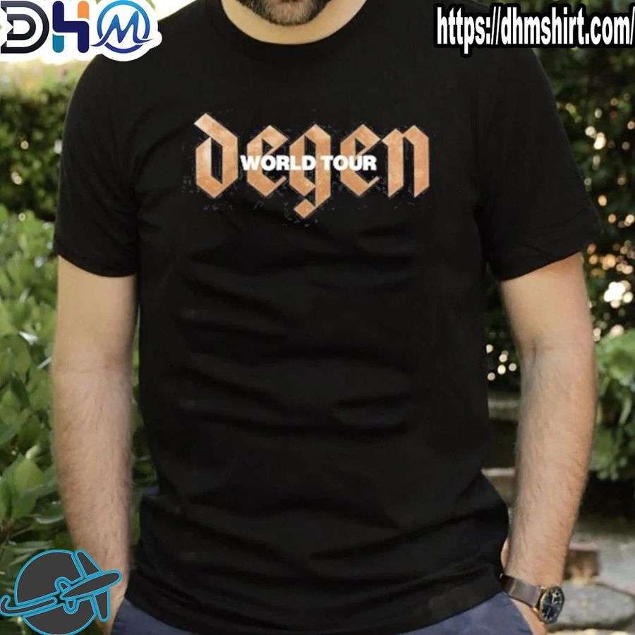 Official degen toonz world tour shirt