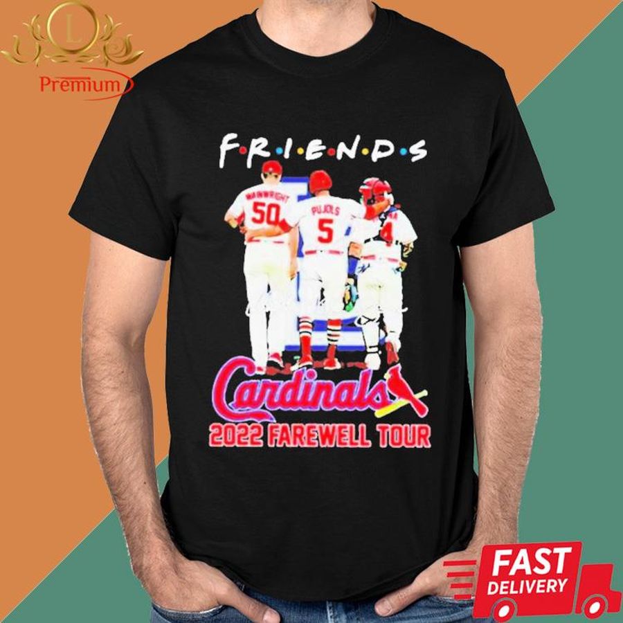 Official Friends theme st louis cardinals the last run T-shirt