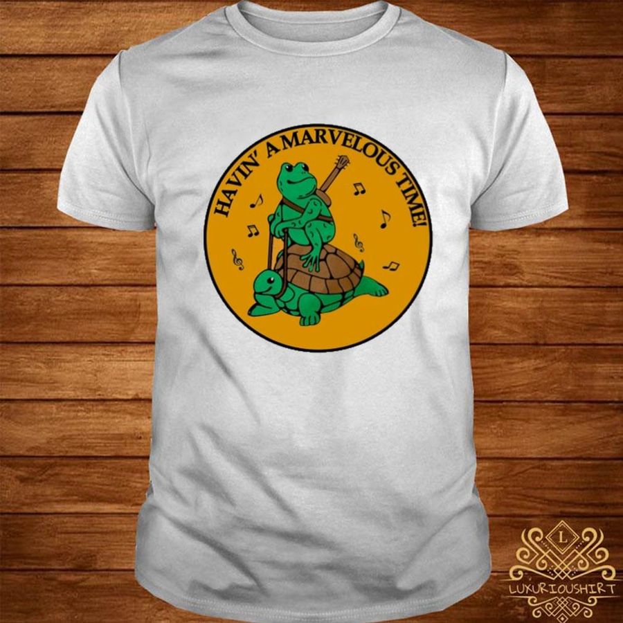 Official Frog and turtle havin' a marvelous time shirt