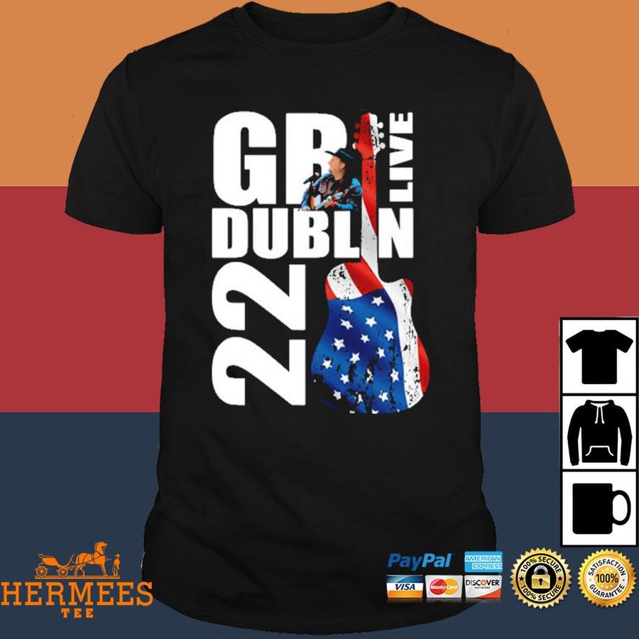 Official Garth Brooks GB Live Dublin 2022 Stadium Tour Shirt