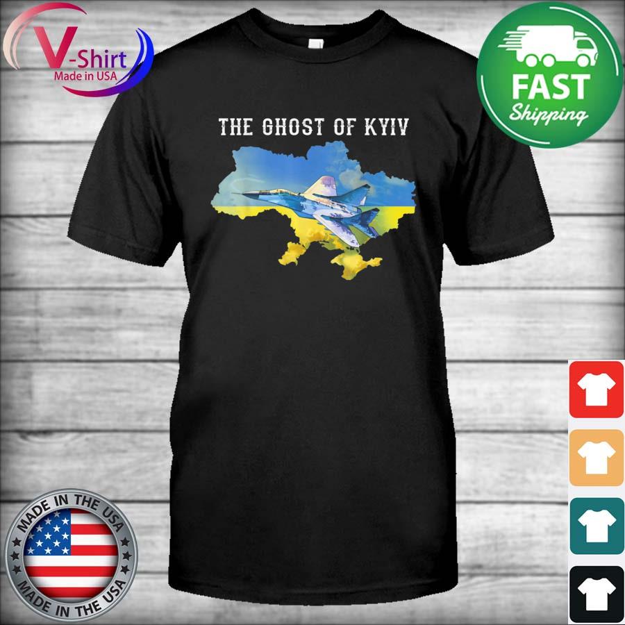 Official Ghost of Kyiv Support Ukraine I Stand With Ukraine Lover T-Shirt