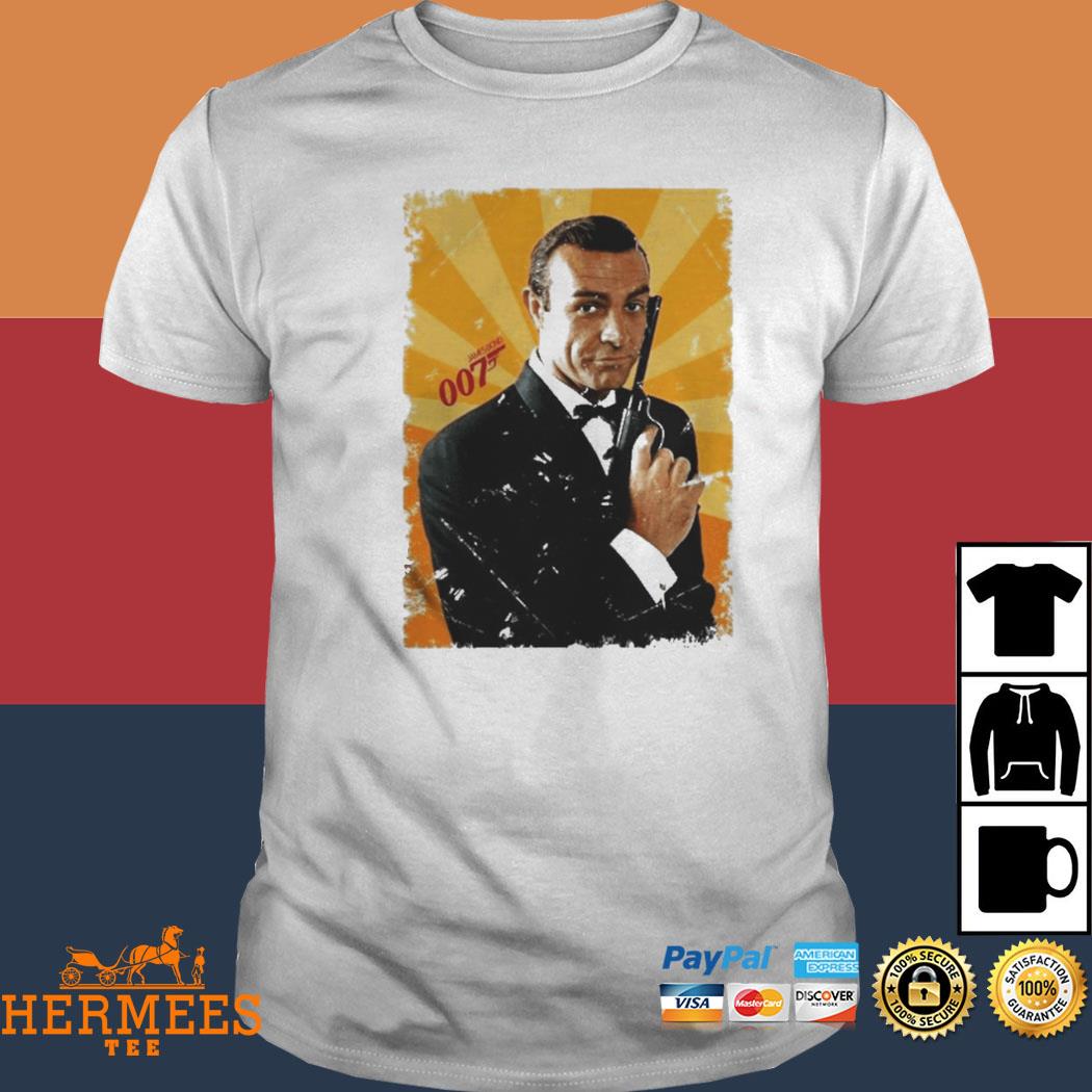 Official James Bond 007 Sean Connery Retro Film Shirt