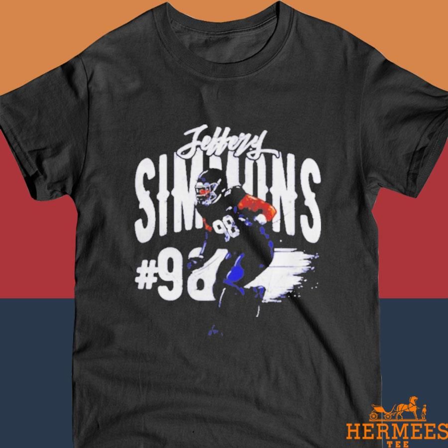 Official Jeffery Simmons Tennessee Titans Player Name Signature Shirt