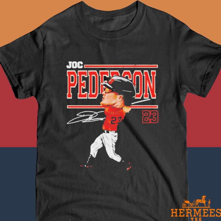 Official Joc Pederson San Francisco Giants Cartoon Signature Shirt