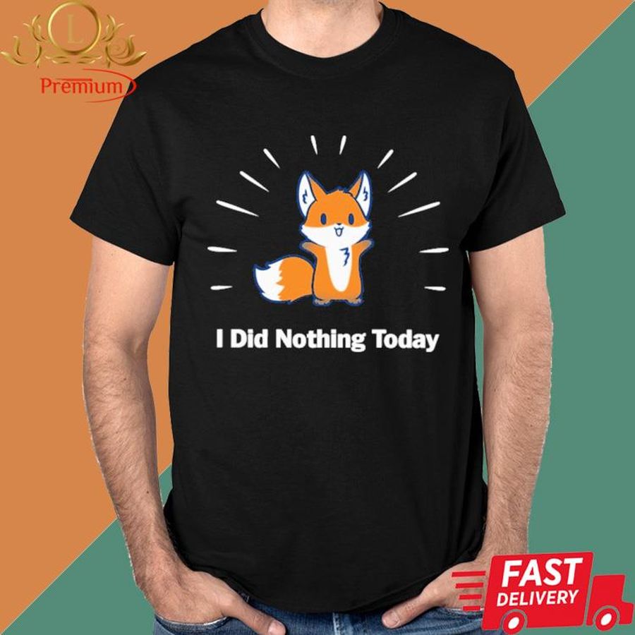 Official Joode I Did Nothing Today Shirt