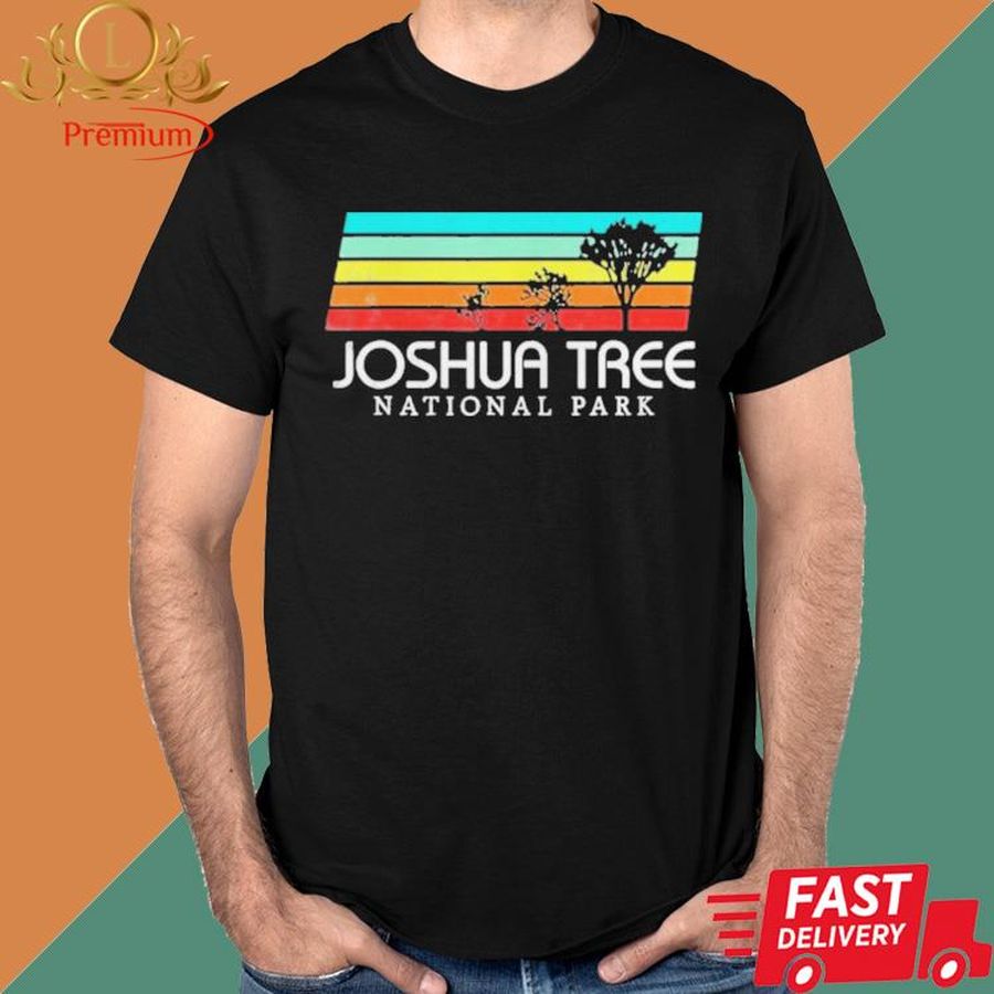 Official Joshua Tree California Vintage Retro Camping National Park Shirt