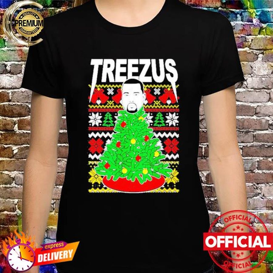 Official Kanye West Treezus Ugly Christmas shirt