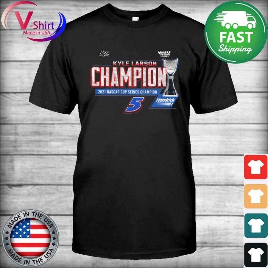 Official Kyle Larson Champions 2021 Nascar Cup Series Champion Shirt