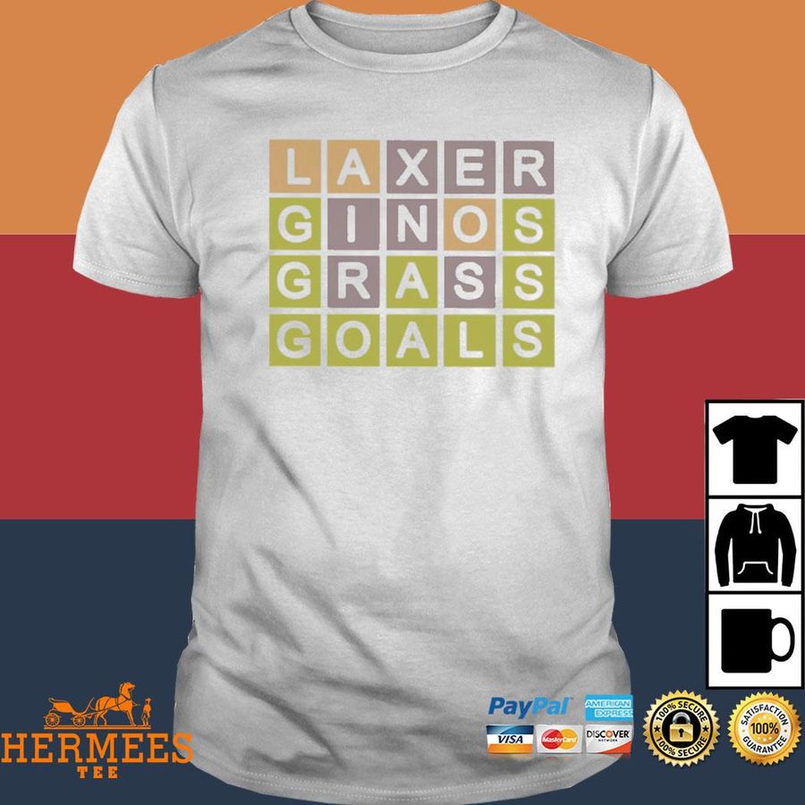 Official Laxer Ginos Grass Goals Shirt