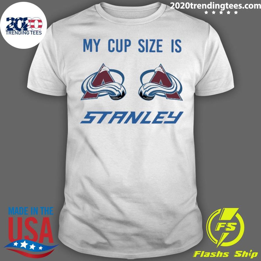 Official my Cup Size Is Stanley Hockey T-shirt