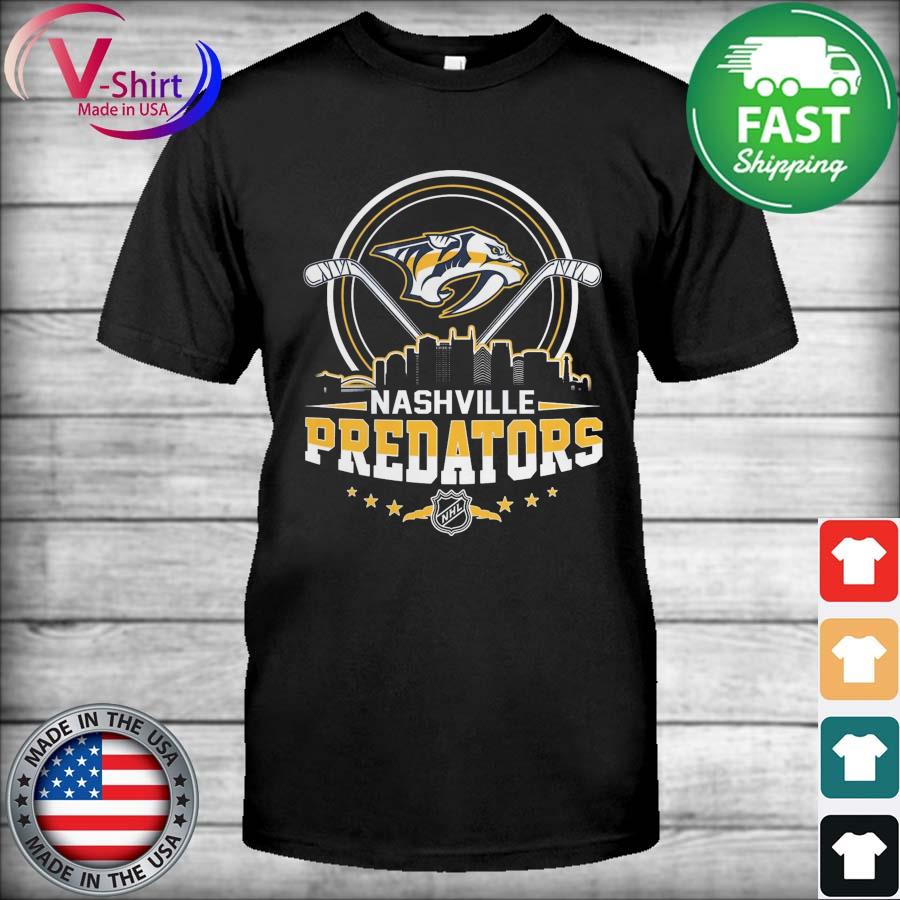 Official Nashville Predators NHL City Skyline 2022 Shirt