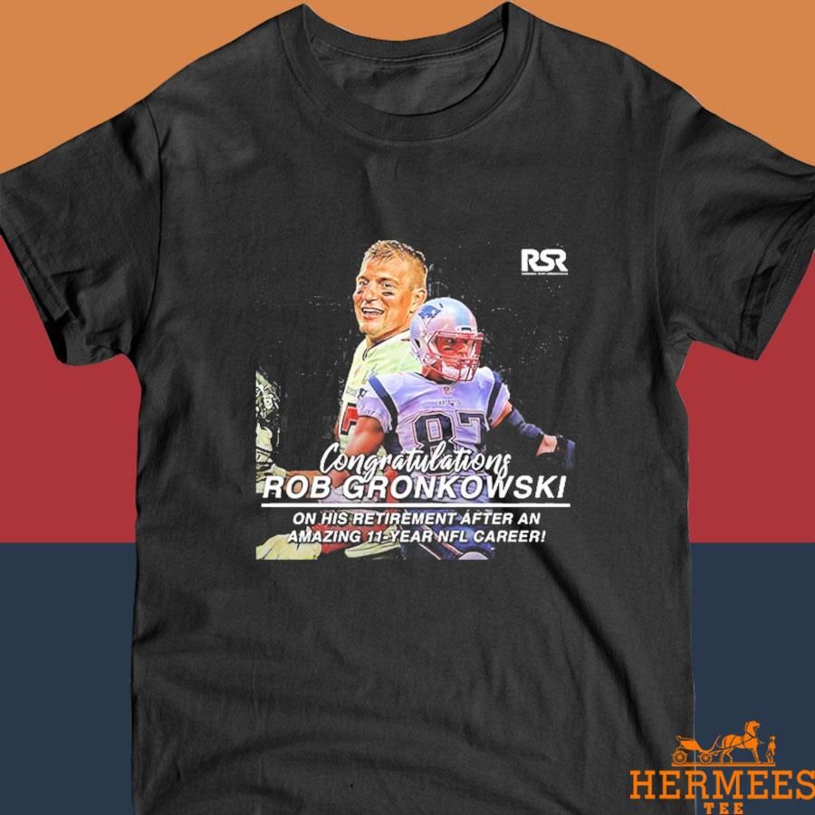Official NFL Tampa Bay Buccaneers Rob Gronkowski 87 The Legend Is Retiring After 11 Year NFL Career Shirt