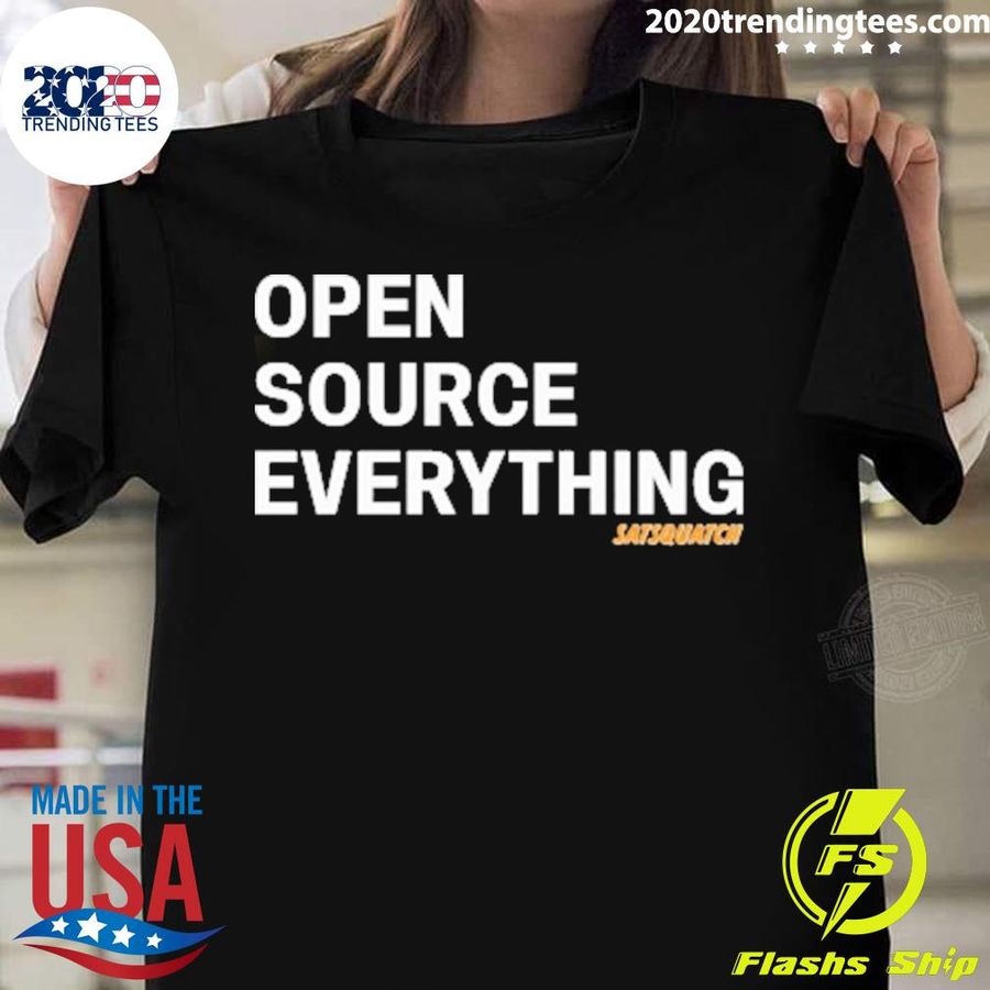 Official open Source Everything T-shirt