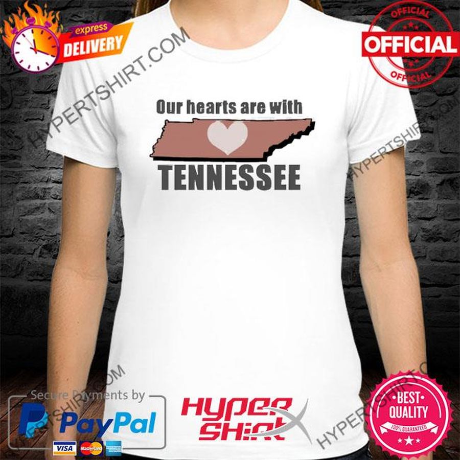 Official Our Hearts Are With Tennessee T-Shirt