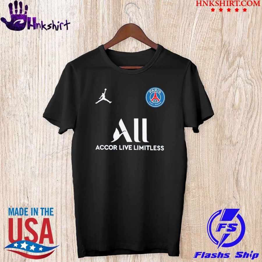 Official Paris Saint Germain All Accor live limitless shirt