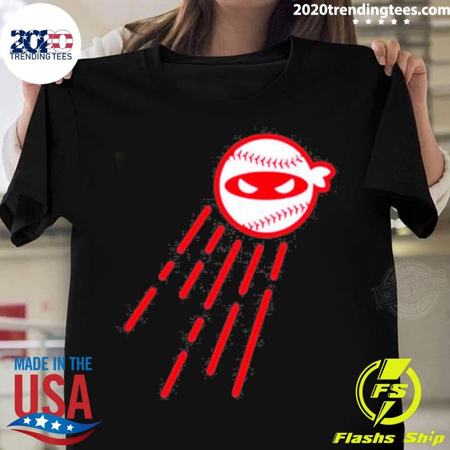 Official pitching Ninja Ravine T-shirt