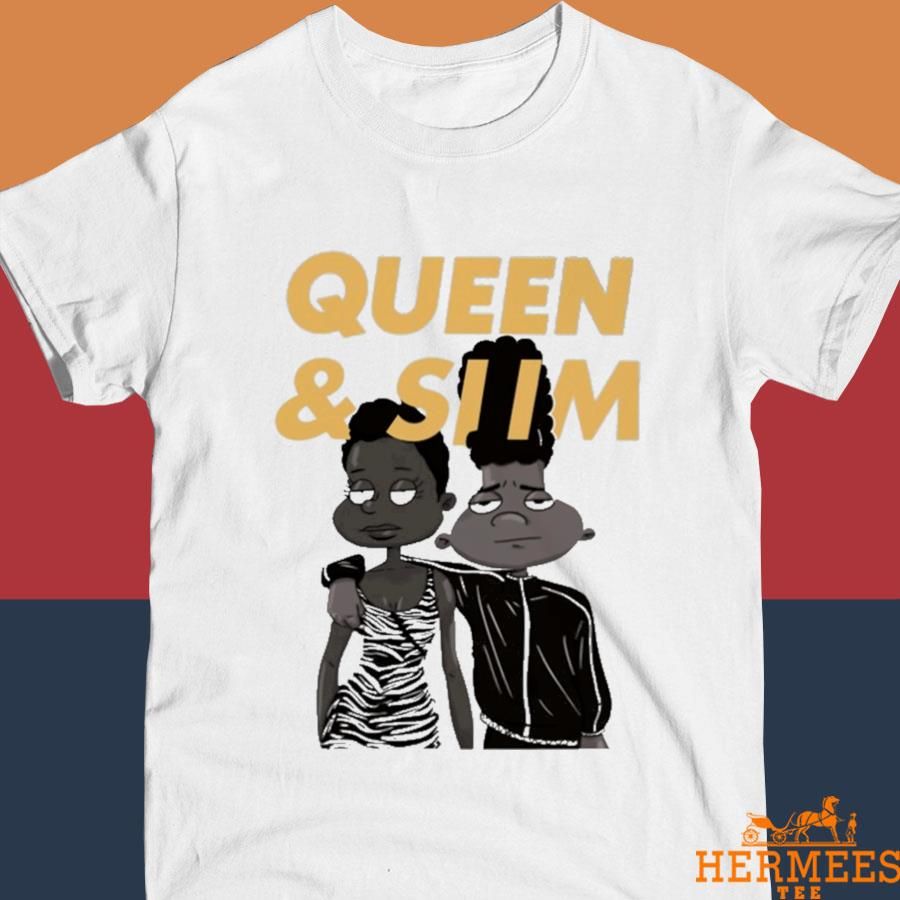 Official Queen And Slim Cartoon Shirt
