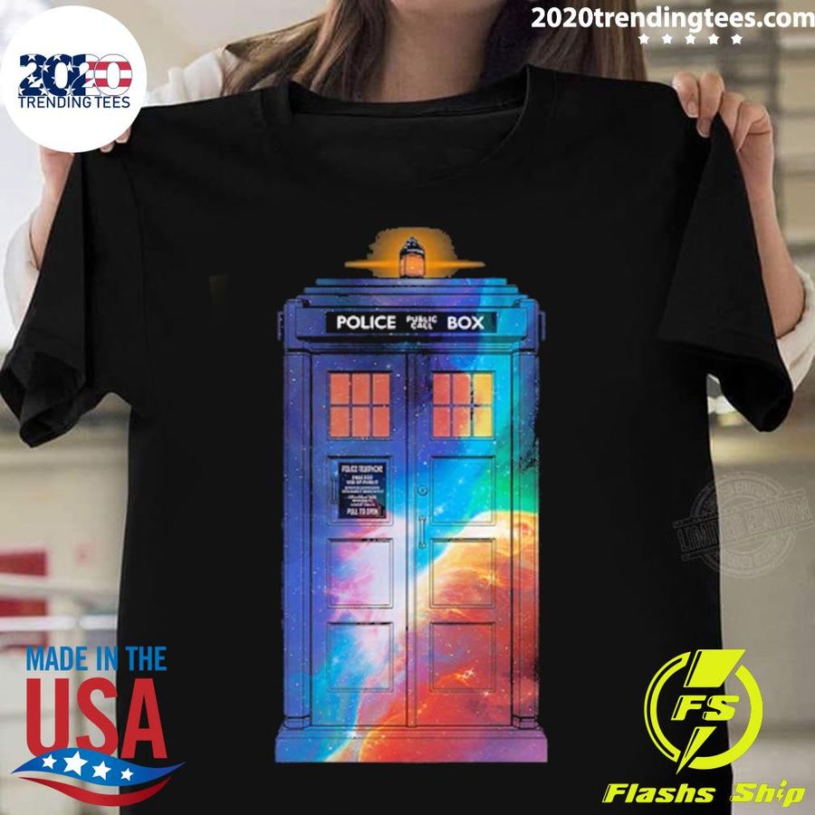 Official relative Dimension Police Public Call Box T-shirt