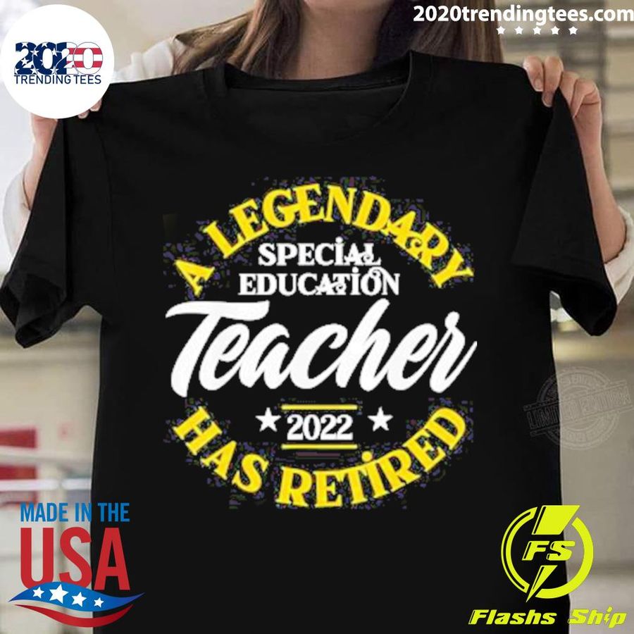 Official retired Special Education Teacher 2022 Has Retired T-shirt