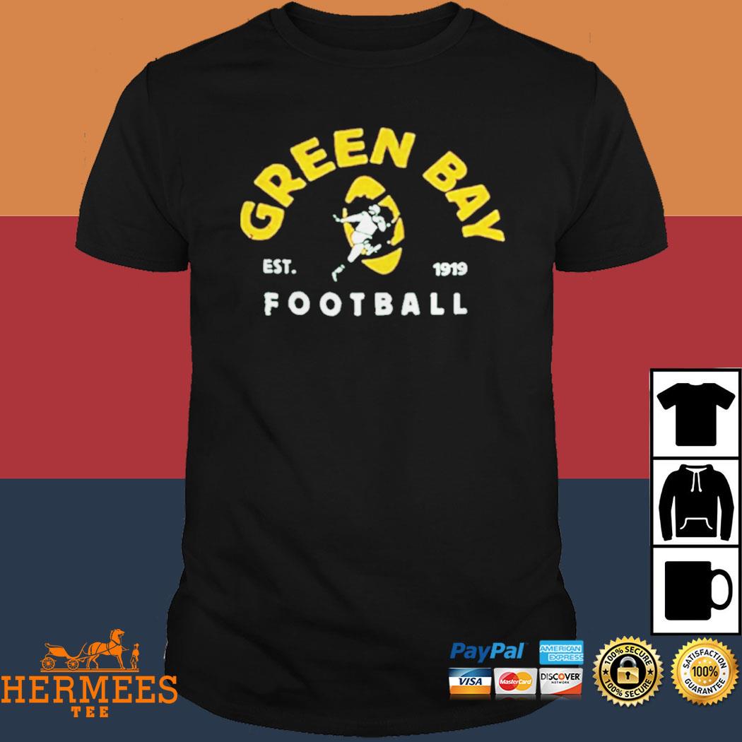 Official Retro Green Bay Packers Green Bay Football Est 1919 Shirt